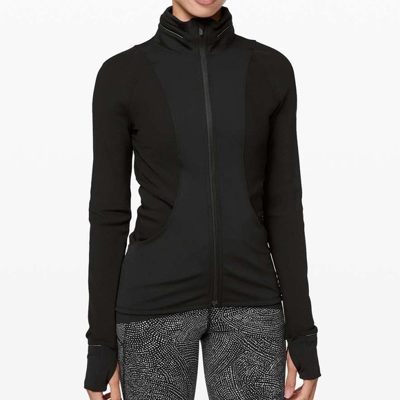 lululemon athletica Jackets & Blazers - Lululemon Far and Free Hooded Jacket size 6 in Black